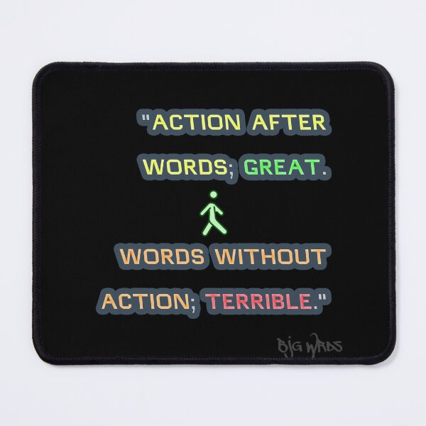 Item preview, "ACTION ..." Quote 8/07/2025 designed and sold by BJGWRDS.