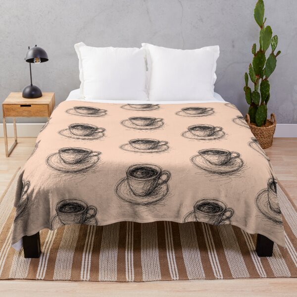Item preview, Abstract Coffee Cup Sketch Art designed and sold by zzz888.