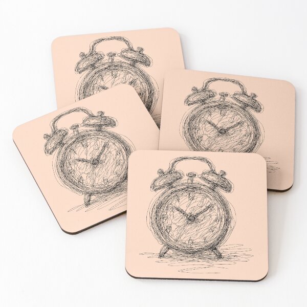 Item preview, Abstract Alarm Clock Sketch Art designed and sold by zzz888.