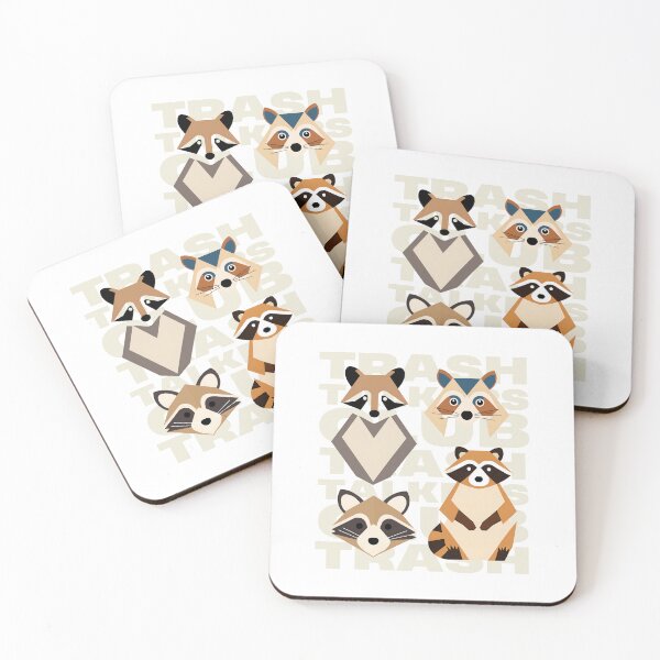 Item preview, Trash Talkers Club – Funny Raccoon & Fox Design designed and sold by ScriptedXpresion.