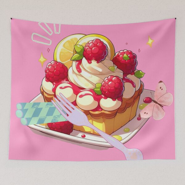 Item preview, Anime Cake – Colorful Kawaii Dessert | Cute Manga Style Food designed and sold by Sugar Wisdom .