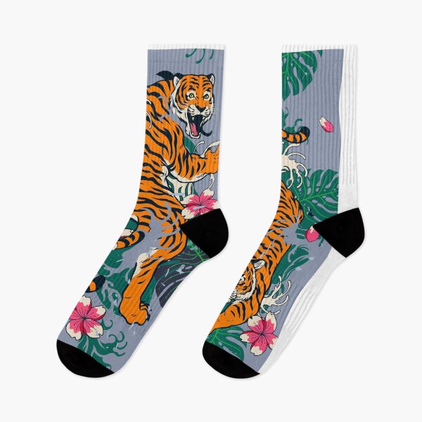 Item preview, Seamless Oriental Tiger Pattern designed and sold by bazziergraphik.