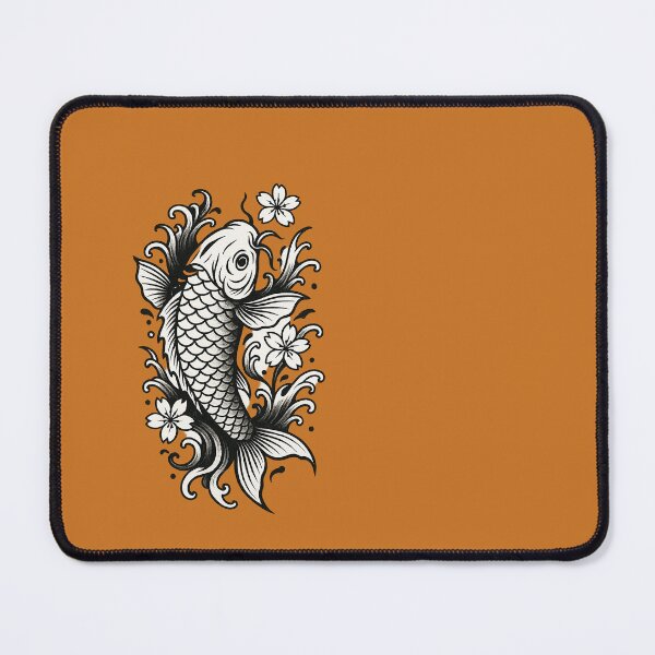 Item preview, Japanese Koi Fish Tattoo | Blackwork Irezumi Art | Vertical Phone Case Design  Description: designed and sold by Korn & Q.