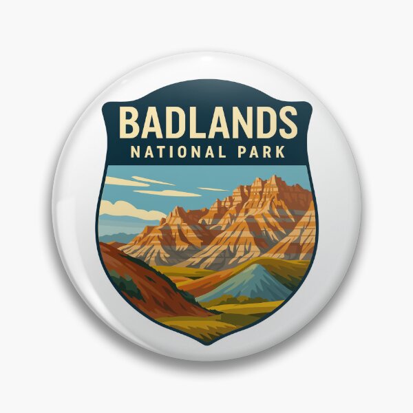 Item preview, Badlands National Park South Dakota Sticker designed and sold by Ismeal Von.