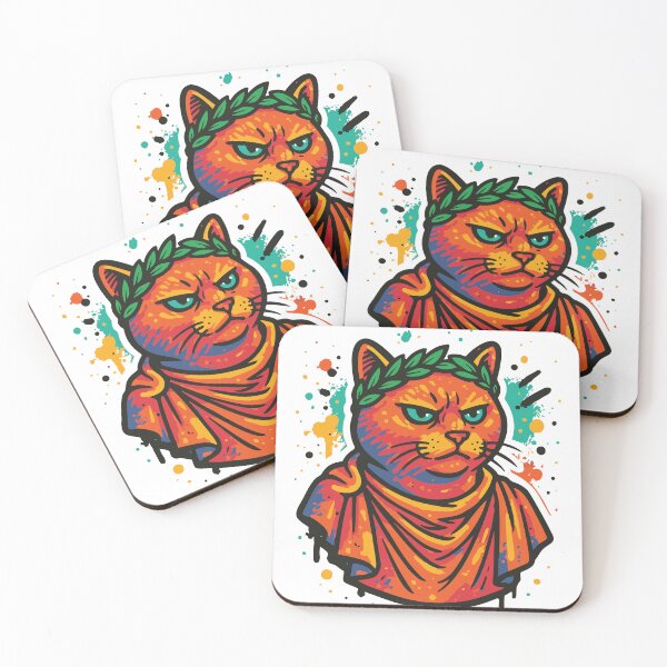Item preview, Roman Cat Streetwear – Graphic Tee designed and sold by pickmeupplz.