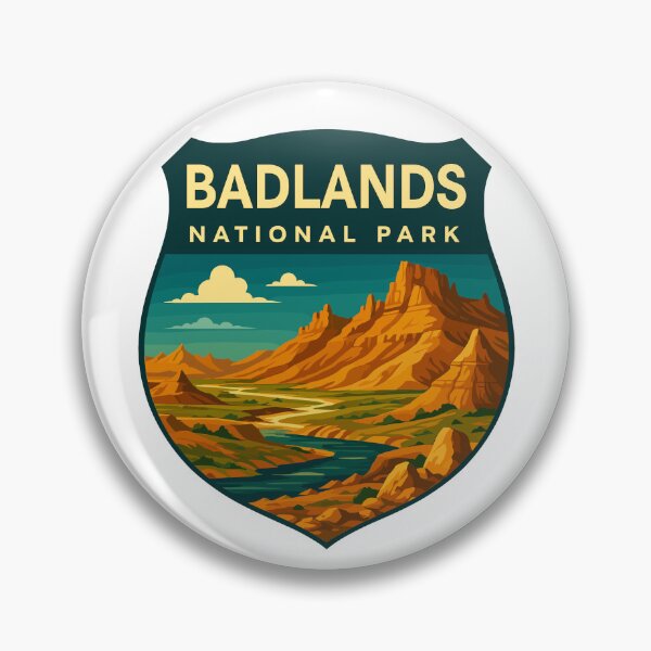 Item preview, Badlands National Park South Dakota Sticker designed and sold by Ismeal Von.