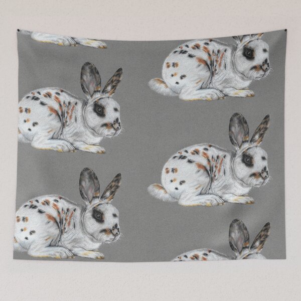 Item preview, Dalmatian Rex Rabbit designed and sold by CozyRainRabbit.