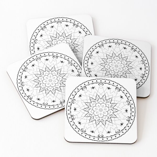 Item preview, Black And White Mandala designed and sold by SunsetFirefly.