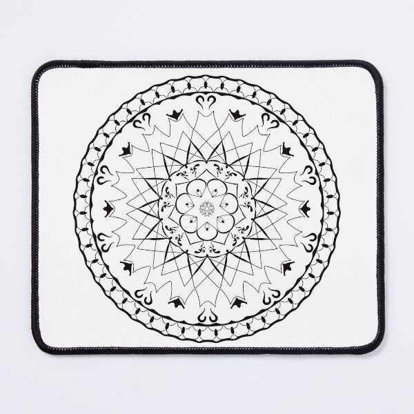 Item preview, Black And White Mandala designed and sold by SunsetFirefly.