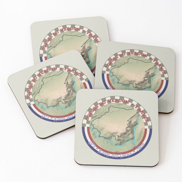 Item preview, Gorges du Verdon D23 Grand Canyon of Europe France Sticker T-Shirt 03 designed and sold by OuterShellUK.