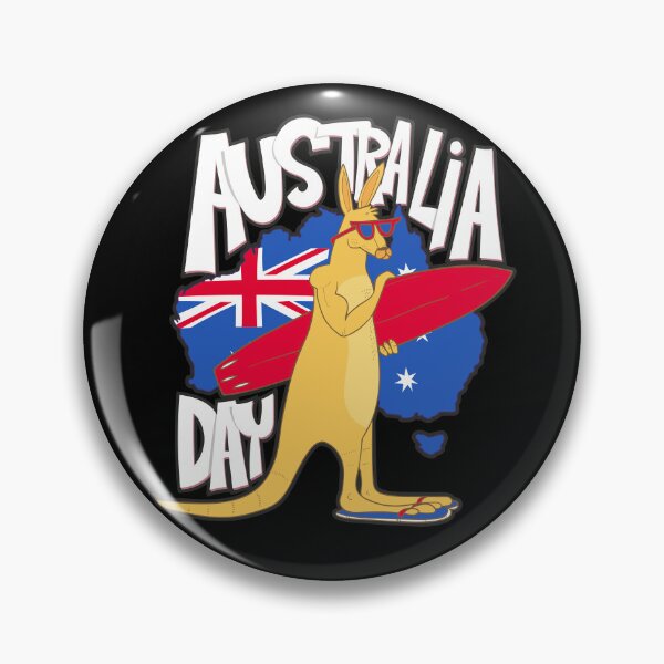 Item preview, Australia Day Surfing Kangaroo designed and sold by MouseDeSigns.