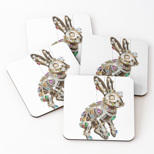 Item preview, Skeleton Rabbit with Diamonds and Jewels designed and sold by MoreGlamour.