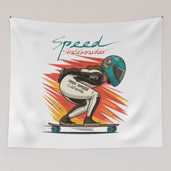 Item preview, Speed Skateboarder designed and sold by TATTOO-DESIGN.
