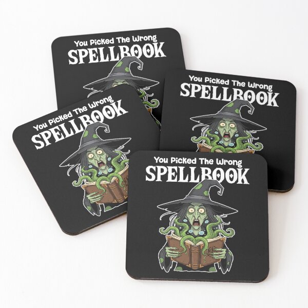 Item preview, YOU PICKED THE WRONG SPELLBOOK - WITCH HALLOWEEN designed and sold by KEF Custom.