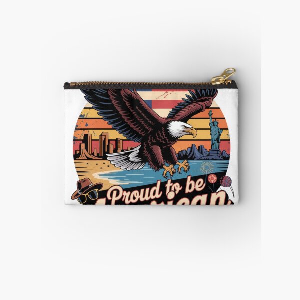 Item preview, Proud to Be American – Coast to Coast Retro Eagle Design designed and sold by DITCHB .