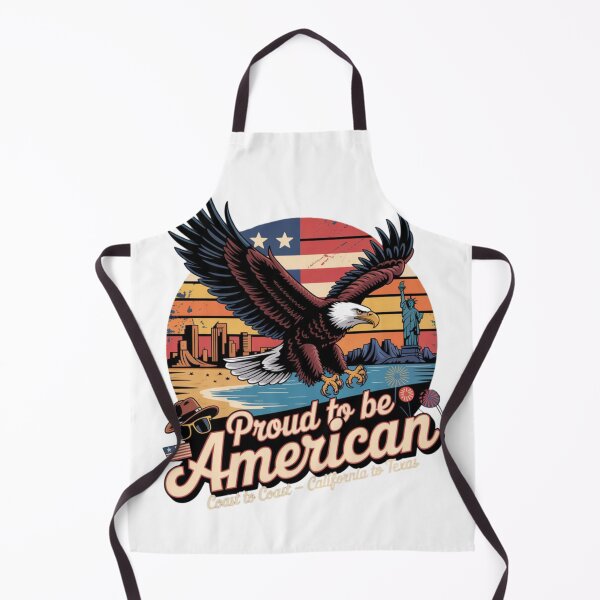 Item preview, Proud to Be American – Coast to Coast Retro Eagle Design designed and sold by DITCHB .