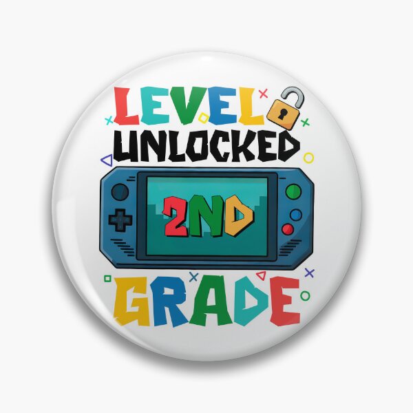 Item preview, Level Unlocked 2nd Grade Gamer Back to School designed and sold by HasHs.