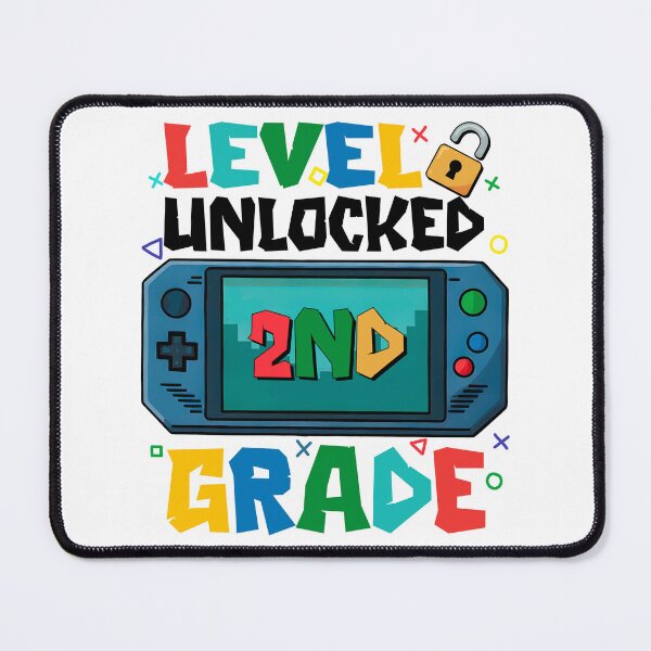 Item preview, Level Unlocked 2nd Grade Gamer Back to School designed and sold by HasHs.