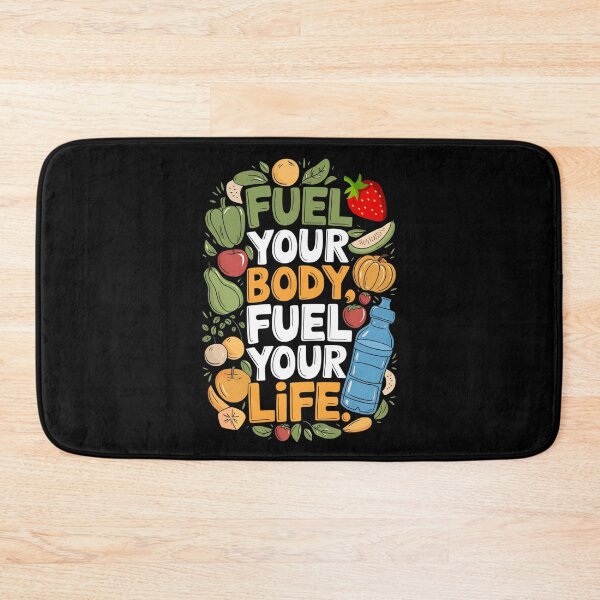 Item preview, Fuel Your Body Fruits Healthy Food Power Message designed and sold by Taans-Creation.