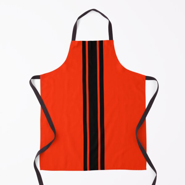 Item preview, Single Stripe with 2 Thick Pinstripes (Black On Bright Red) designed and sold by Racing Stripes Only.