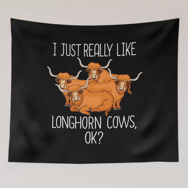 Artikelvorschau, Longhorn Kuh Liebhaber Kinder süße Kuh Geschenk Longhorn Kuh entworfen und verkauft von DSWShirts.