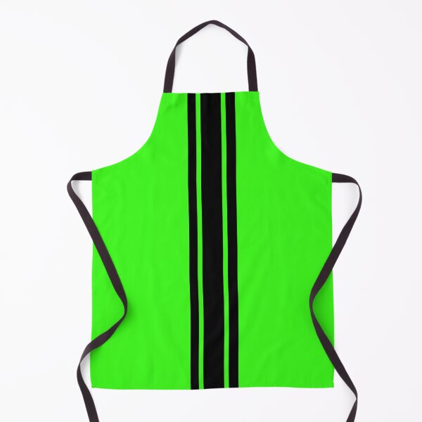 Item preview, Single Stripe with 2 Thick Pinstripes (Black On Neon Green) designed and sold by Racing Stripes Only.