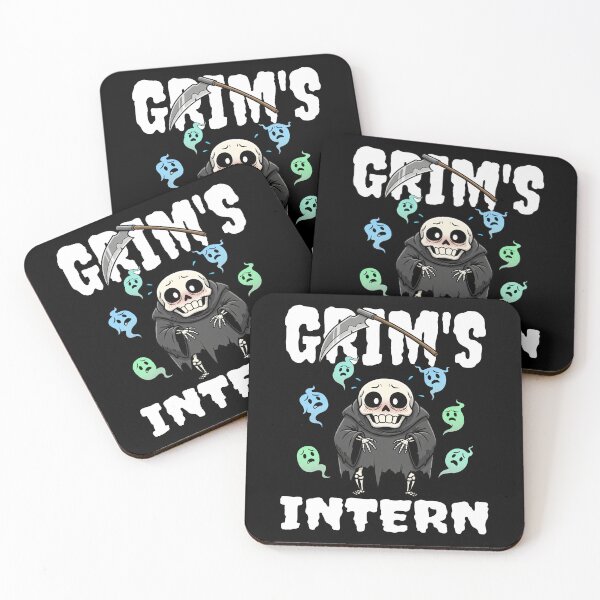 Item preview, GRIM'S INTERN - SKELETON HALLOWEEN designed and sold by KEF Custom.