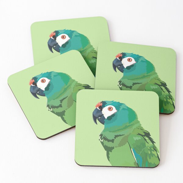 Item preview, I is for Illigers Macaw, Illiger’s Macaw Gifts | Colorful Mini Macaw Art for Bird Lovers, Keepers & Avian Educators designed and sold by PrettylittlepastelUk.