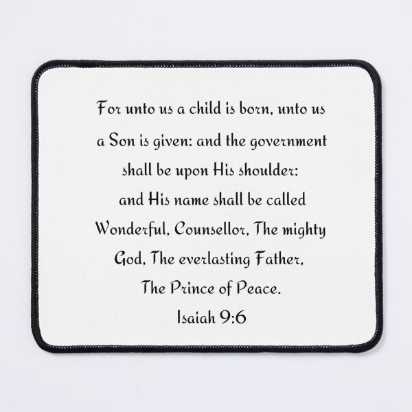 Item preview, Isaiah 9:6 designed and sold by esha charles.