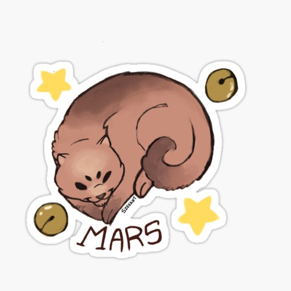 Item preview, Planetary cats – Mars designed and sold by Szekart.
