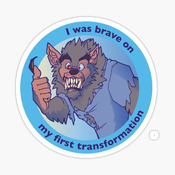 Item preview, I Was Brave On My First Transformation designed and sold by hamstertoybox.