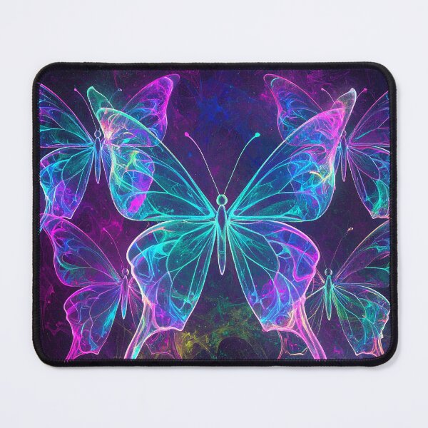 Item preview, abstract neon art of butterflies designed and sold by optimusprime39.
