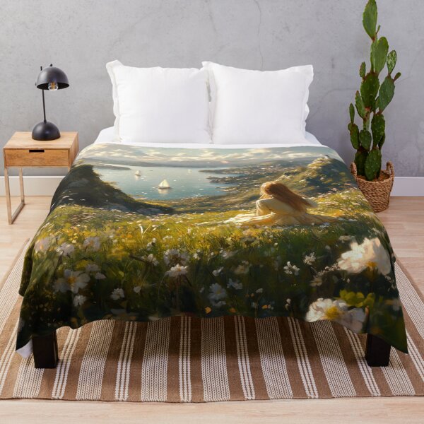 Item preview, Ghibli Style Enjoying The Valley_01 designed and sold by Man-Made-Art.