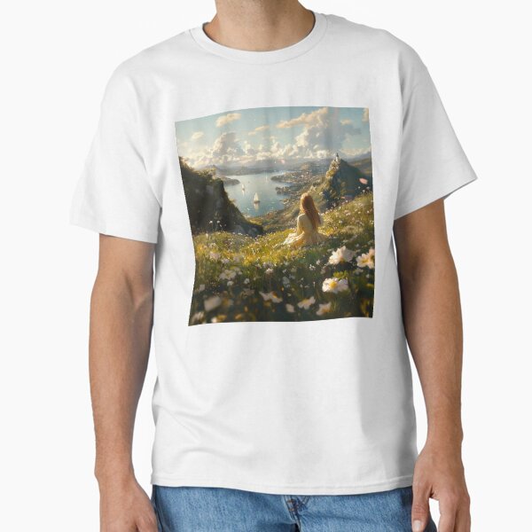 Artikel-Vorschau von Ghibli Style Enjoying The Valley_01, designt und verkauft von Man-Made-Art.