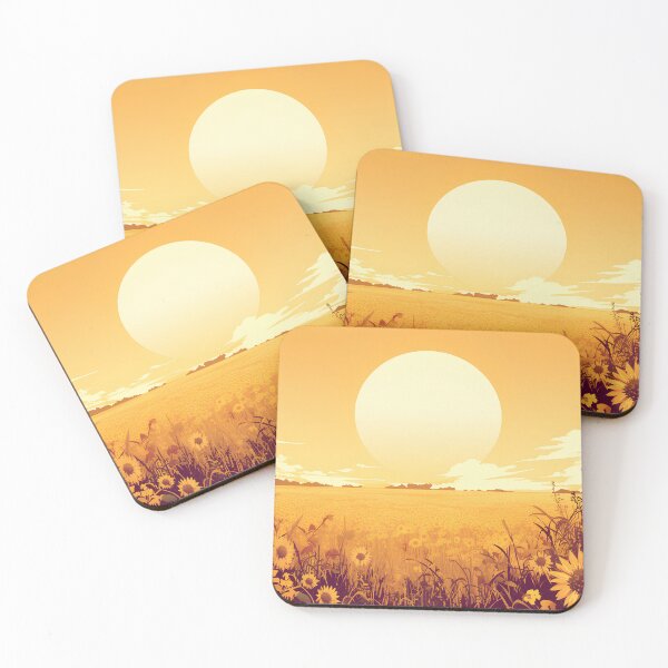Item preview, Sunset Sunflower Field Silhouette Vector designed and sold by Windy-market.
