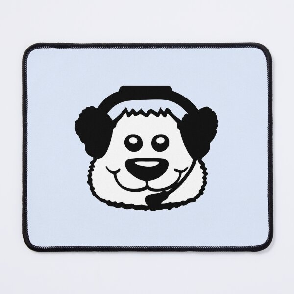 Item preview, Panda Bear Gamer Headset Voice Chat PC Gaming Console designed and sold by shirt-o-mat.