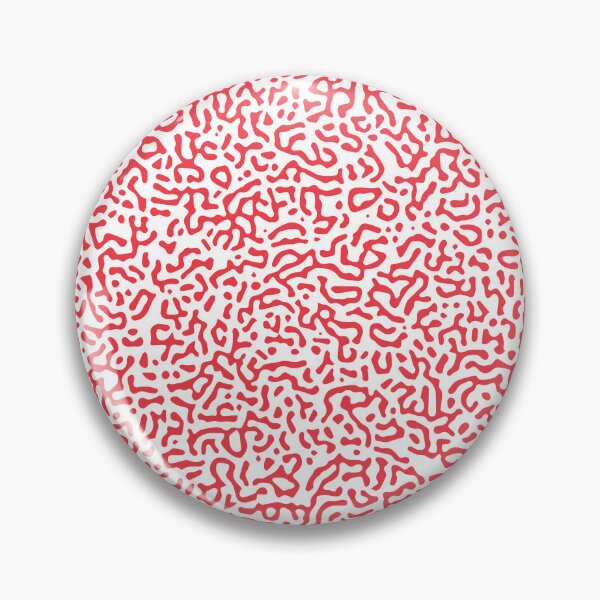 Item preview, Abstract Turing Pattern Puffer Fish Light Red designed and sold by FunnyFeelingStudio.