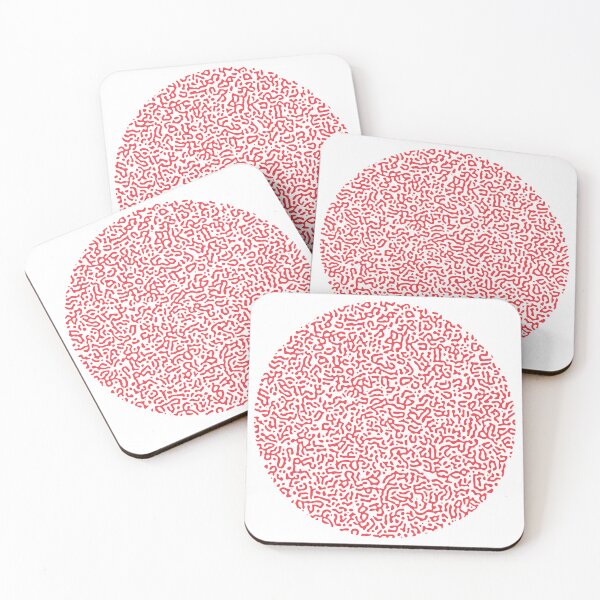 Item preview, Abstract Turing Pattern Puffer Fish Light Red designed and sold by FunnyFeelingStudio.