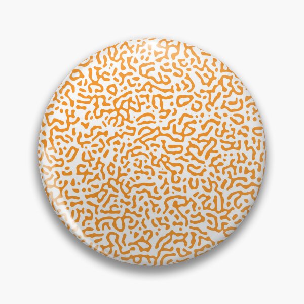 Item preview, Abstract Turing Pattern Puffer Fish Light Orange designed and sold by FunnyFeelingStudio.