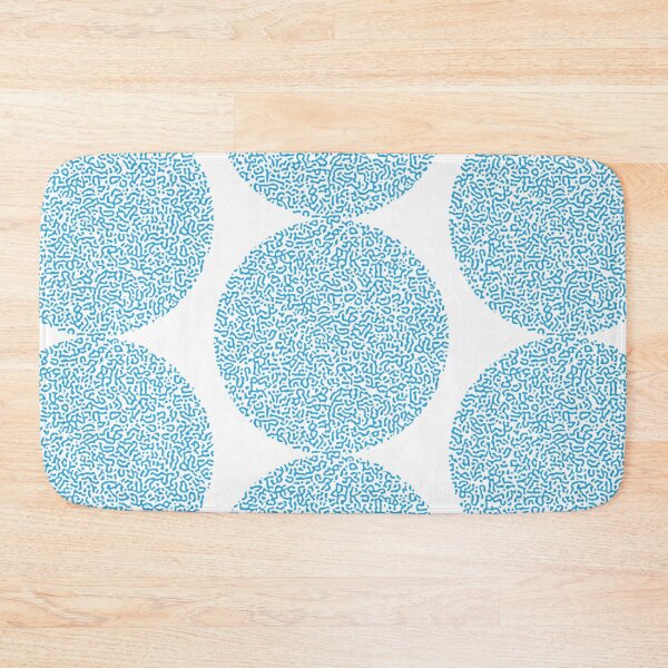 Item preview, Abstract Turing Pattern Puffer Fish Light Blue designed and sold by FunnyFeelingStudio.