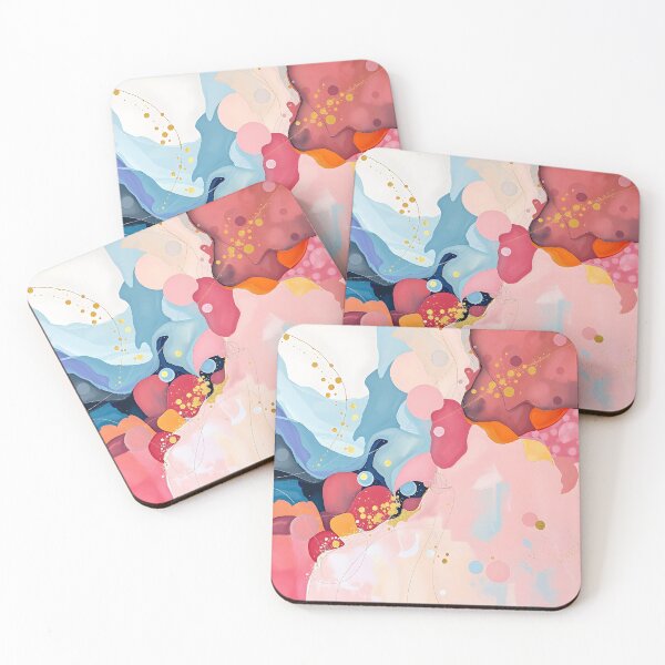 Item preview, Playful composition with pastel colors designed and sold by 2-Seraphira.