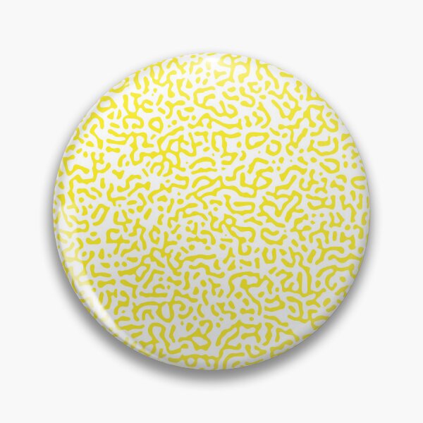 Item preview, Abstract Turing Pattern Puffer Fish Yellow designed and sold by FunnyFeelingStudio.