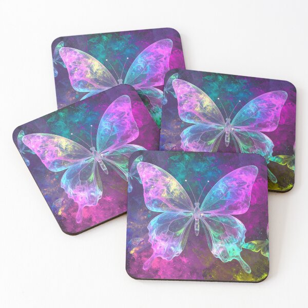 Item preview, abstract neon butterfly art designed and sold by optimusprime39.