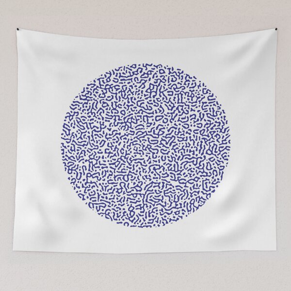 Item preview, Abstract Turing Pattern Puffer Fish Purple designed and sold by FunnyFeelingStudio.