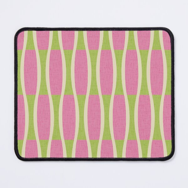 Item preview, Retro Pin Stripes Pink & Chartreuse Green 633 designed and sold by tonymagnerart.