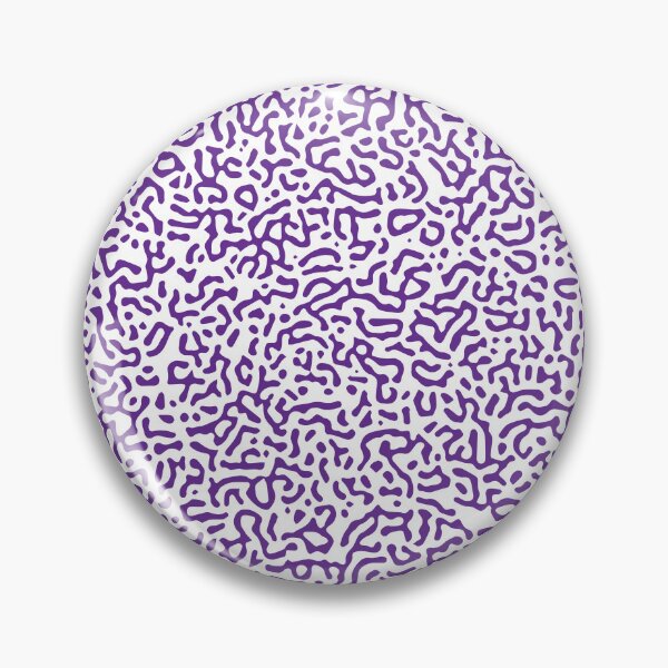 Item preview, Abstract Turing Pattern Puffer Fish Violet designed and sold by FunnyFeelingStudio.