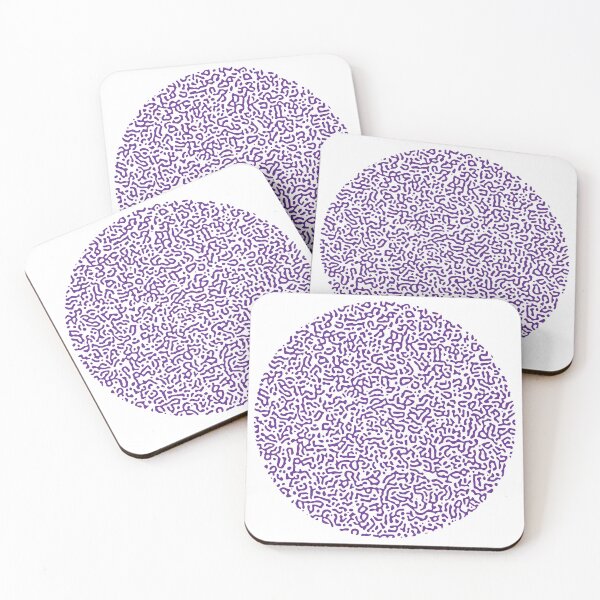 Item preview, Abstract Turing Pattern Puffer Fish Violet designed and sold by FunnyFeelingStudio.