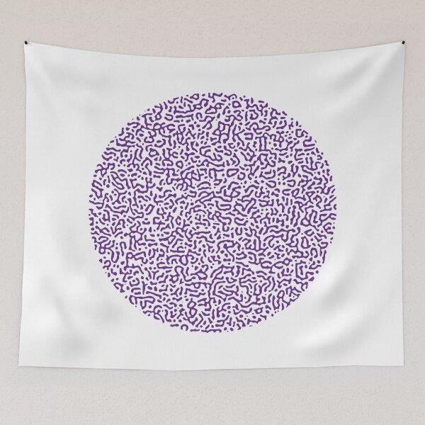 Item preview, Abstract Turing Pattern Puffer Fish Violet designed and sold by FunnyFeelingStudio.