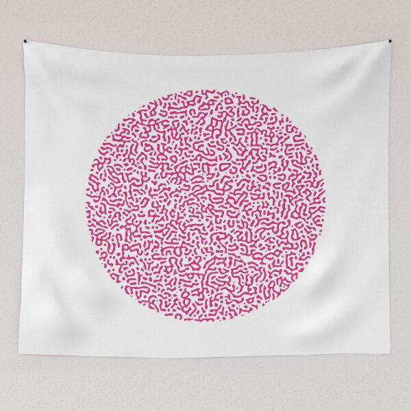 Item preview, Abstract Turing Pattern Puffer Fish Pink designed and sold by FunnyFeelingStudio.