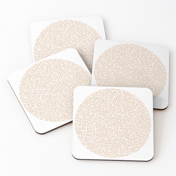 Item preview, Abstract Turing Pattern Pufferfish Apricot designed and sold by FunnyFeelingStudio.